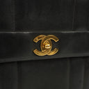 Chanel Black Quilted Lambskin Vertical Kelly Flap Bag