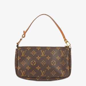Louis Vuitton Pochette Accessoires Monogram Canvas Clutch Handbag