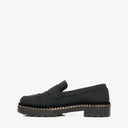 Chanel CC Velvet Platform Mocassins Loafers