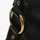 Yves Saint Laurent Black Leather Muse Bag