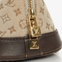 Louis Vuitton Alma Long Brown Monogram Mini Lin Handbag