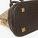 Louis Vuitton Alma Long Brown Monogram Mini Lin Handbag