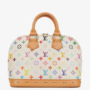 Louis Vuitton x Takashi Murakami Alma PM White Monogram Multicolor Bag