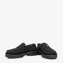 Chanel CC Velvet Platform Mocassins Loafers