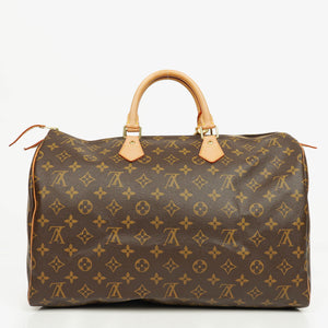 Louis Vuitton Speedy 40 Monogram Canvas Bag
