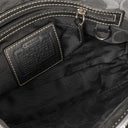 Coach Black Leather Soho Buckle Flap Bag