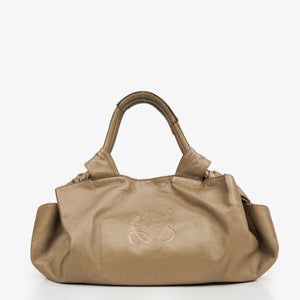 Loewe Bronze Aire Nappa Anagram Shoulder Bag