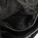 Coach Black Leather Soho Buckle Flap Bag