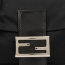 Fendi Baguette Black Neoprene Shoulder Bag