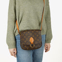 Louis Vuitton Saint Cloud Vintage MM Monogram Canvas Crossbody Bag