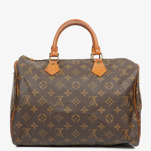 Louis Vuitton Speedy 30 Monogram Canvas Handbag