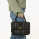 Chanel Black Quilted Lambskin Vertical Kelly Flap Bag