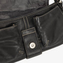 Coach Black Leather Soho Buckle Flap Bag