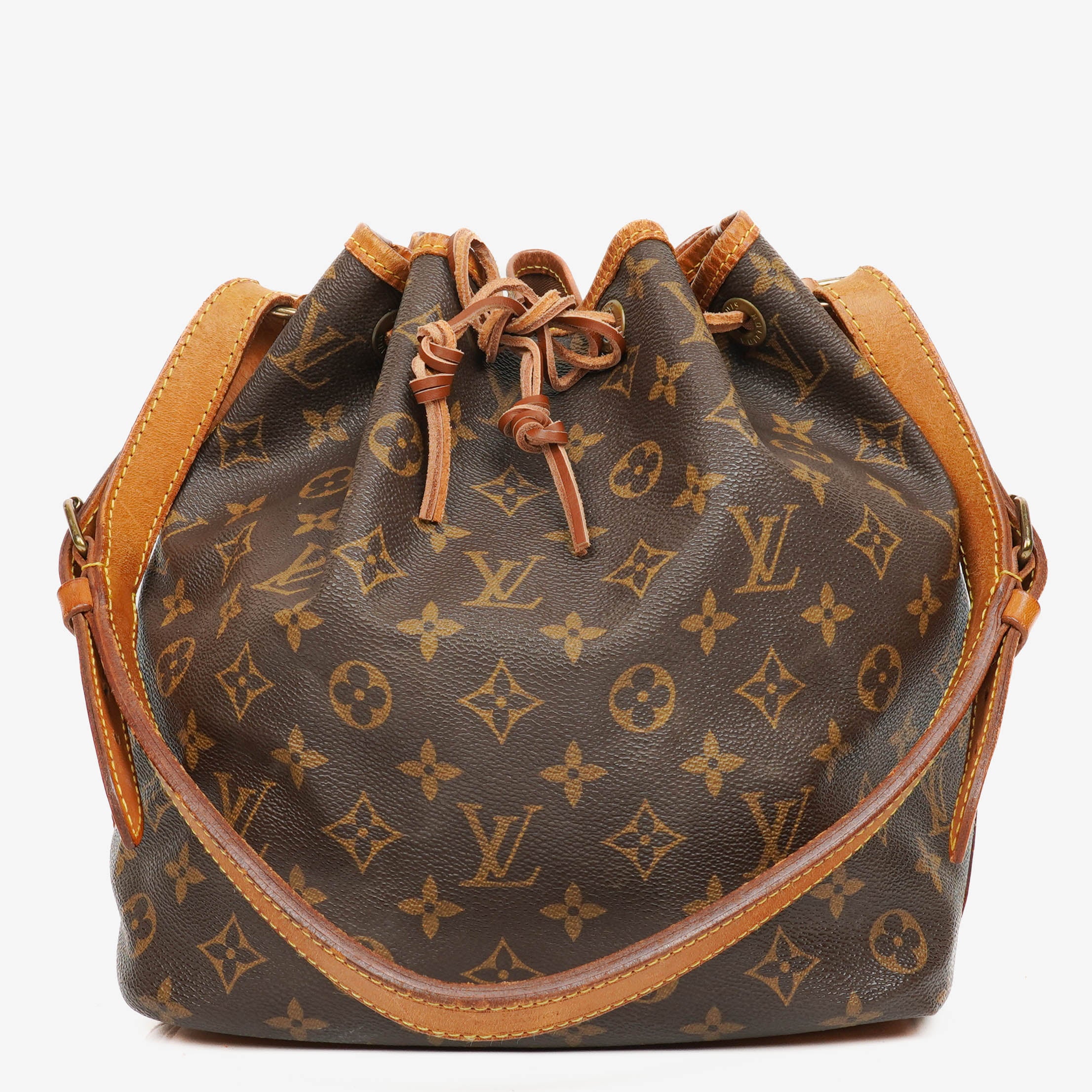 Louis Vuitton Petit Noe Monogram Canvas Shoulder Bag