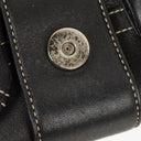 Coach Black Leather Soho Buckle Flap Bag