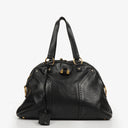 Yves Saint Laurent Black Leather Muse Bag