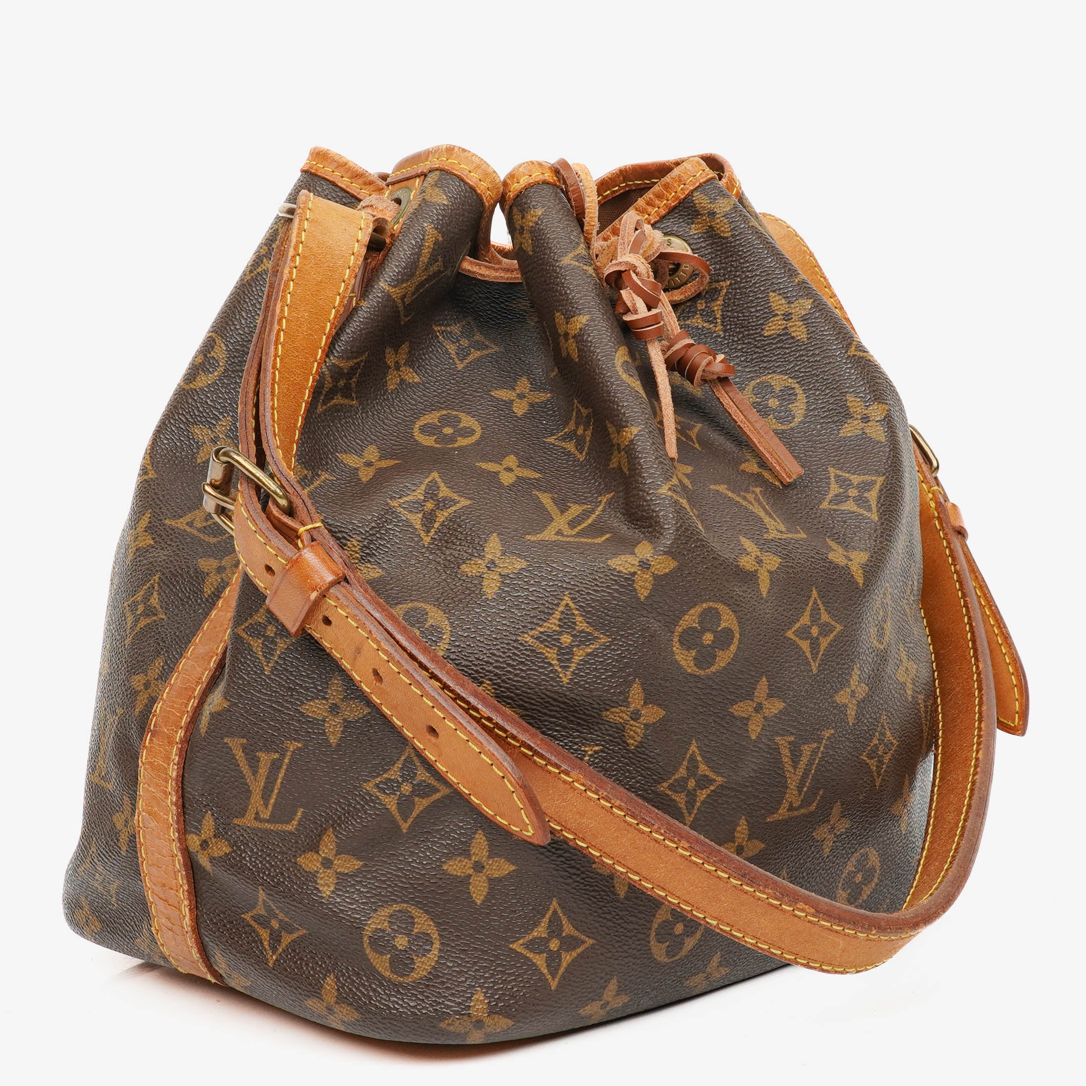 Louis Vuitton Petit Noe Monogram Canvas Shoulder Bag