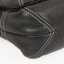 Coach Black Leather Soho Buckle Flap Bag