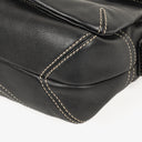 Coach Black Leather Soho Buckle Flap Bag