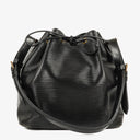 Louis Vuitton Petit Noe Black EPI Leather Shoulder Bag