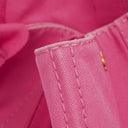 Prada Peonia Canapa Denim Logo Tote Bag