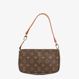 Louis Vuitton Pochette Accessoires Monogram Canvas Clutch Handbag