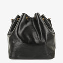 Louis Vuitton Petit Noe Black EPI Leather Shoulder Bag