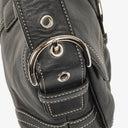 Coach Black Leather Soho Buckle Flap Bag