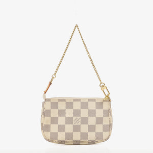 Louis Vuitton Mini Pochette Damier Azur Canvas