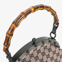 Gucci Bambbo Top Handle Frame GG Canvas Bag