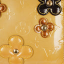 Louis Vuitton Lexington Flowers Yellow Vernis Leather Clutch Handbag