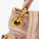 Miu Miu Matelasse Leather Tote Bag