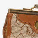 Christian Dior Honeycomb Canvas Coin Case