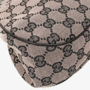 Gucci Bambbo Top Handle Frame GG Canvas Bag
