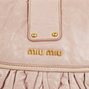 Miu Miu Matelasse Leather Tote Bag
