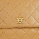 Chanel Caviar Quilted Beige Jumbo Kelly Flap Bag