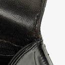 Chanel Black Quilted Patent Leather Top Handle Flap Bag With 24K Gold-Plated Hardware