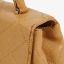 Chanel Caviar Quilted Beige Jumbo Kelly Flap Bag