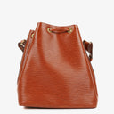 Louis Vuitton Petit Noe Brown EPI Leather Shoulder Bag