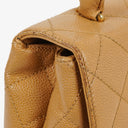 Chanel Caviar Quilted Beige Jumbo Kelly Flap Bag