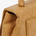 Chanel Caviar Quilted Beige Jumbo Kelly Flap Bag
