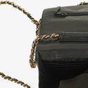 Chanel Black Caviar Timeless CC Wallet on Chain WOC