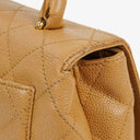 Chanel Caviar Quilted Beige Jumbo Kelly Flap Bag
