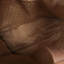 Gucci Vintage Brown Suede and Leather Bamboo Backpack