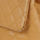 Chanel Caviar Quilted Beige Jumbo Kelly Flap Bag