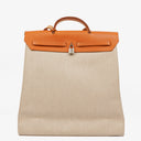 Hermes Herbag Natural Toile Vache Hunter MM 2 In 1 Bag