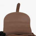 Gucci Vintage Brown Suede and Leather Bamboo Backpack