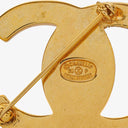 Chanel CC Turn-Lock Gold-Tone Brooch