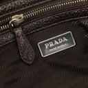 Prada Vitello Daino Antik Piombo Handbag