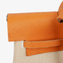 Hermes Herbag Natural Toile Vache Hunter MM 2 In 1 Bag